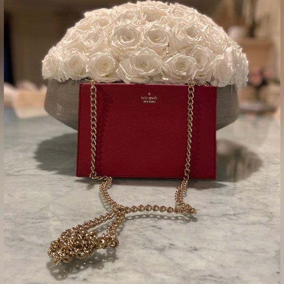 Red Kate spade cross body bag/clutch - Picture 4 of 4